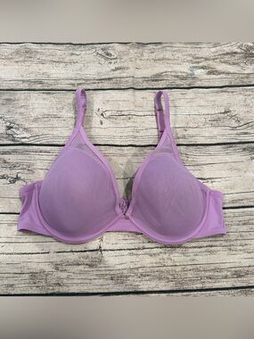 Thirdlove 24/7 Classic Uplift Plunge Light Purple Underwire Bra Size 36 C1/2